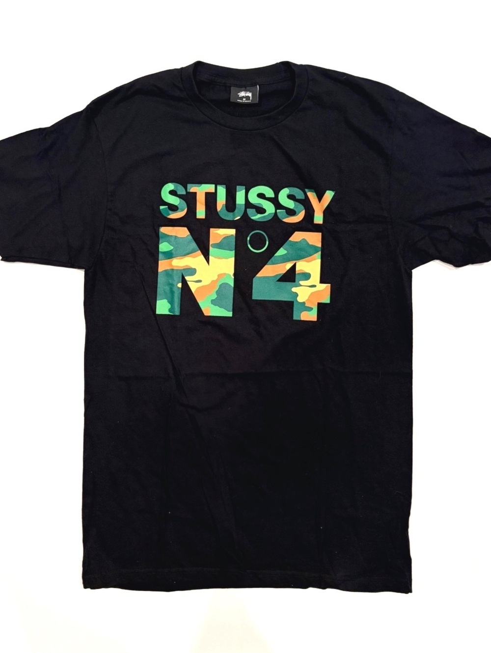 Stüssy Camo No. 4 T-Shirt in black Size Small